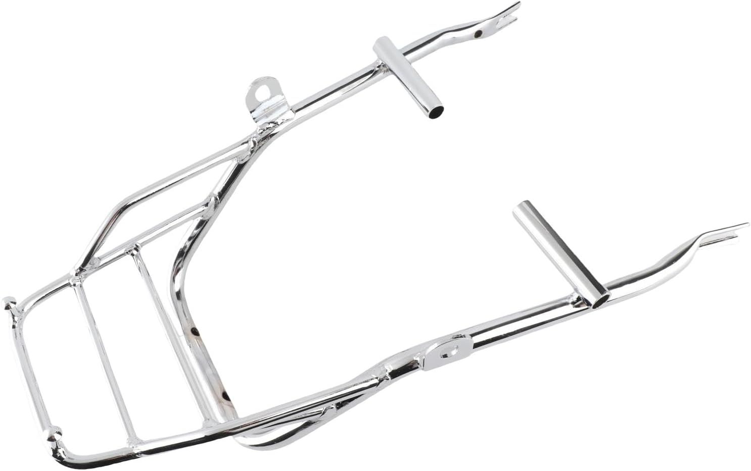 Heavy Duty Motorcycle Rear Luggage Case Holder, Steel Alloy Chrome Plated, Exquisite Appearance, Easy to Install, for ST70 CT70 ST90 ST50 CT50, CFTGIW40759tsik2
