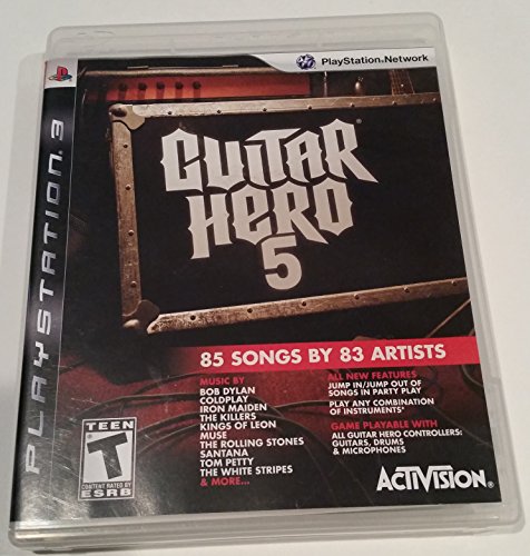 Image of Guitar Hero 5 Stand Alone Software - Playstation 3 (Game only)