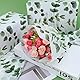 Bekecidi 50Pcs Grüne Blätter Tissue Papierblätter, 13,8x19,7in Botanische Gedruckte Blattpapier, Tissue Papier Schüttung zum Wickeln von Geschenken Geburtstag Festival Hochzeitsverpackung DIY Handwerk