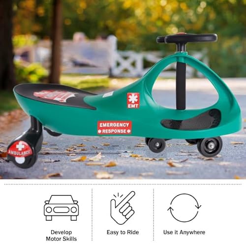 Lil' Rider 80-1288GR-2 Wiggle Car - Ambulance Ride thumb #3
