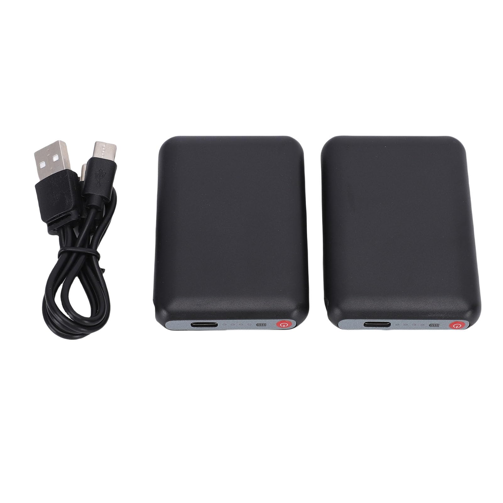 Térmicos para Hombres Mujeres Térmicos Eléctricos Calentadores de Manos Recargables para Esquí de Invierno 2 Unidades