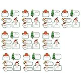 Paquete variado de calcomanías de sellado de Navidad, 50 piezas, papel decorativo para envolver regalos, fiestas, actividades, calcomanías de Navidad