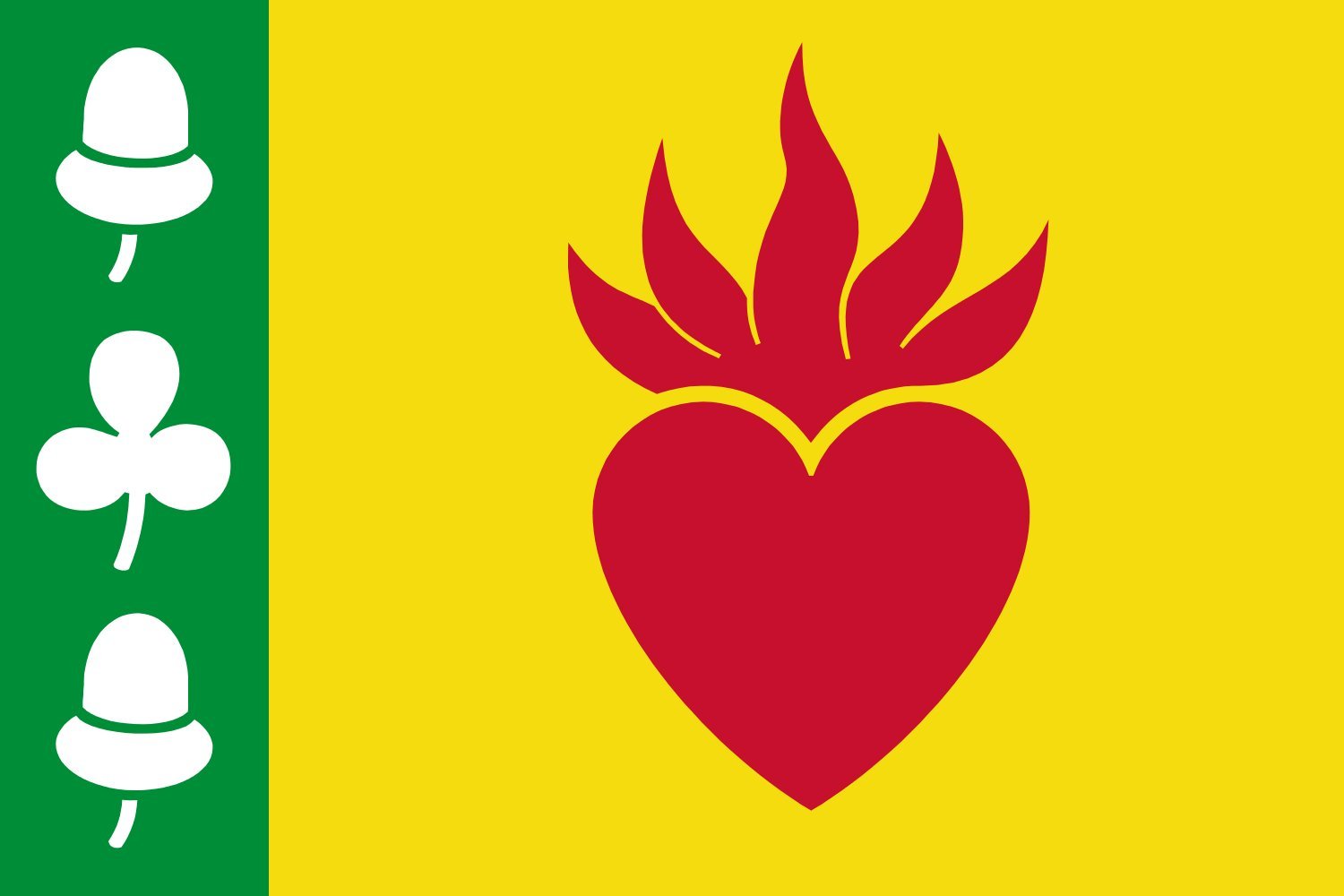 Drapeau Large Augustinusga idéal pour pavillonner votre maison de Friesland