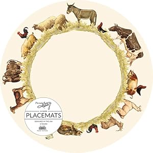 Primitivesbykathyplacematfarmanimals Urban Country Home Decor Primitives by kathy placemat farm animals urban country home decor