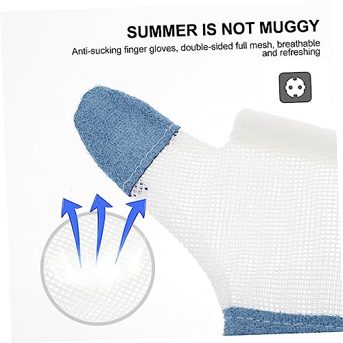 2Pairs Adjustable Thumb Gloves Thumb Guards for Boys Reusable Washable Finger Protectors for Newborns2