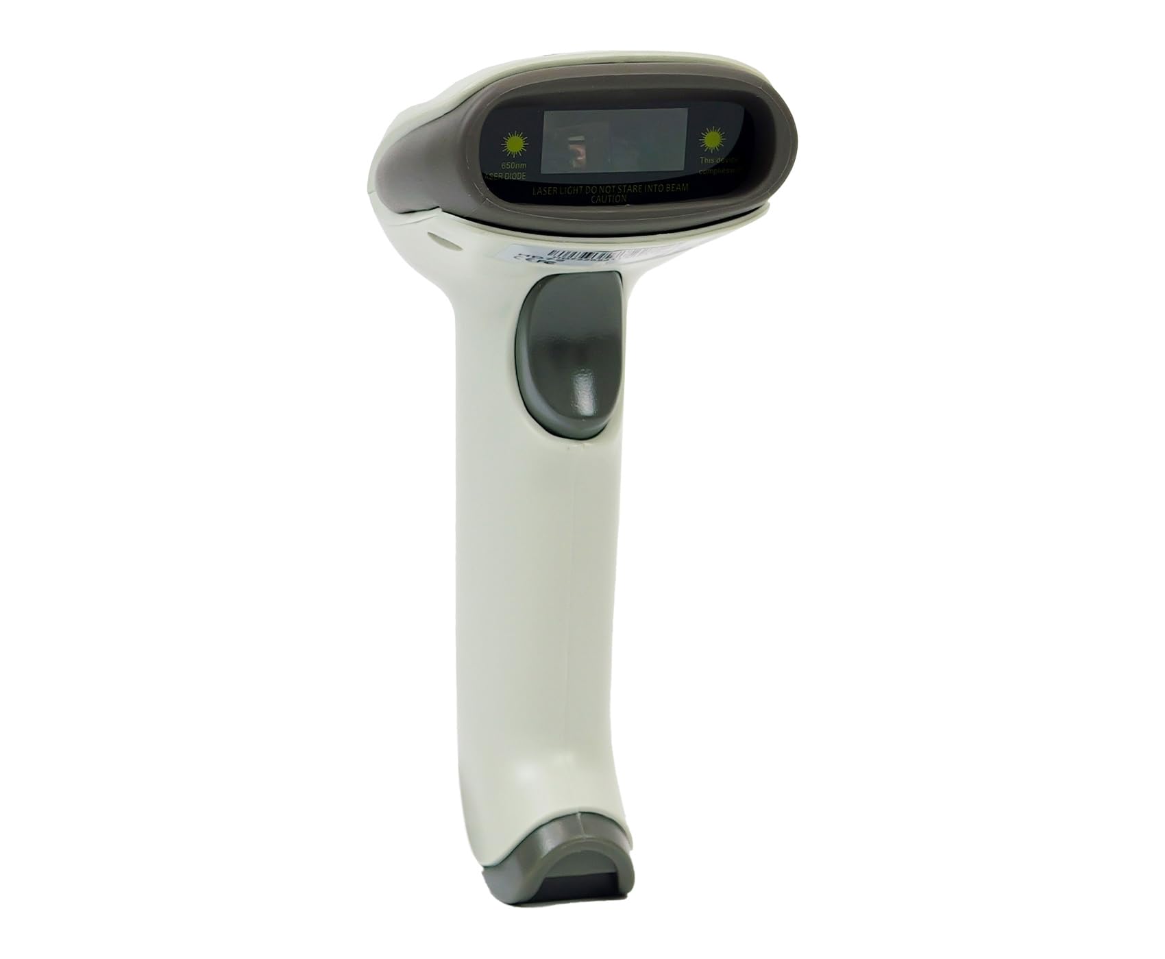 Scanner di Codici a Barre Wireless con Bluetooth, Scansione Manuale, 200 Scansioni al Secondo, Operativo fino a 10 Metri, Custodia Bianca, HDWR HD72