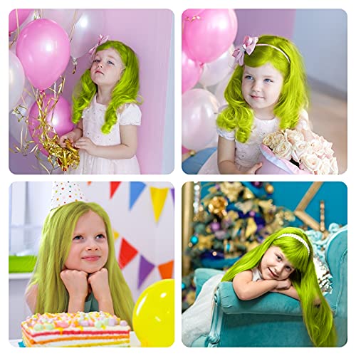 Msdada Yellow Hair Chalk For Girls - New Hair Chalk Comb Temporary Washable Hair Color Dye For Kids - Diy Makeup Party Christmas Gifts Toys For Girls Kids Age 6-8-10-12 Years Old - Fluorescent #TOP5