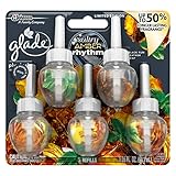 Glade Plugins Scented Oil with 50% Longer Lasting Fragrance; Sultry Amber Rhythm (5-Count)