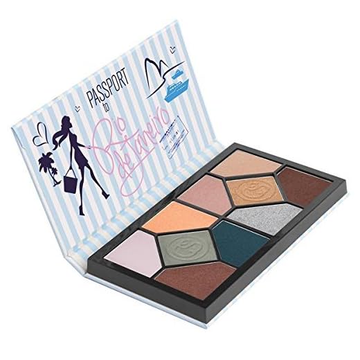 Coastal Scents Passport to Rio de Janeiro Eye Shadow Palette (PL-063)