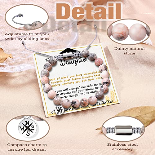 Teacher Appreciation Gifts For Women Beaded Bracelets For Women Her 2023 To My Teacher Unique Gratitude Adjustable Charm Link Bracelet For Teacher Birthday Thanksgiving Christmas Jewelry #TOP3