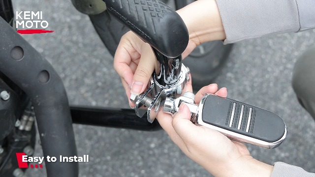 Amazon.com: Kemimoto Motorcycle Highway Pegs Foot Rest