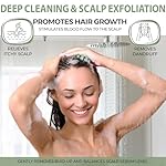 Fiora Naturals Scalp Massager Shampoo Brush - Silicon Scrubber & Exfoliator for Dandruff Removal and Hair Growth, Brush for Wet & Dry Hair, for Men, Women, Kids - BPA Free - Image 4