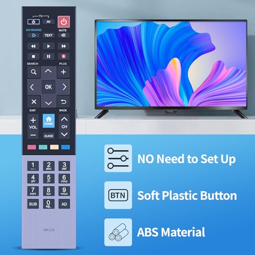 New Replacement RM-L03 Remote Control for Humax Freeview Play Recorder FVP-4000T RML03 FVP4000T, Black - Image 3