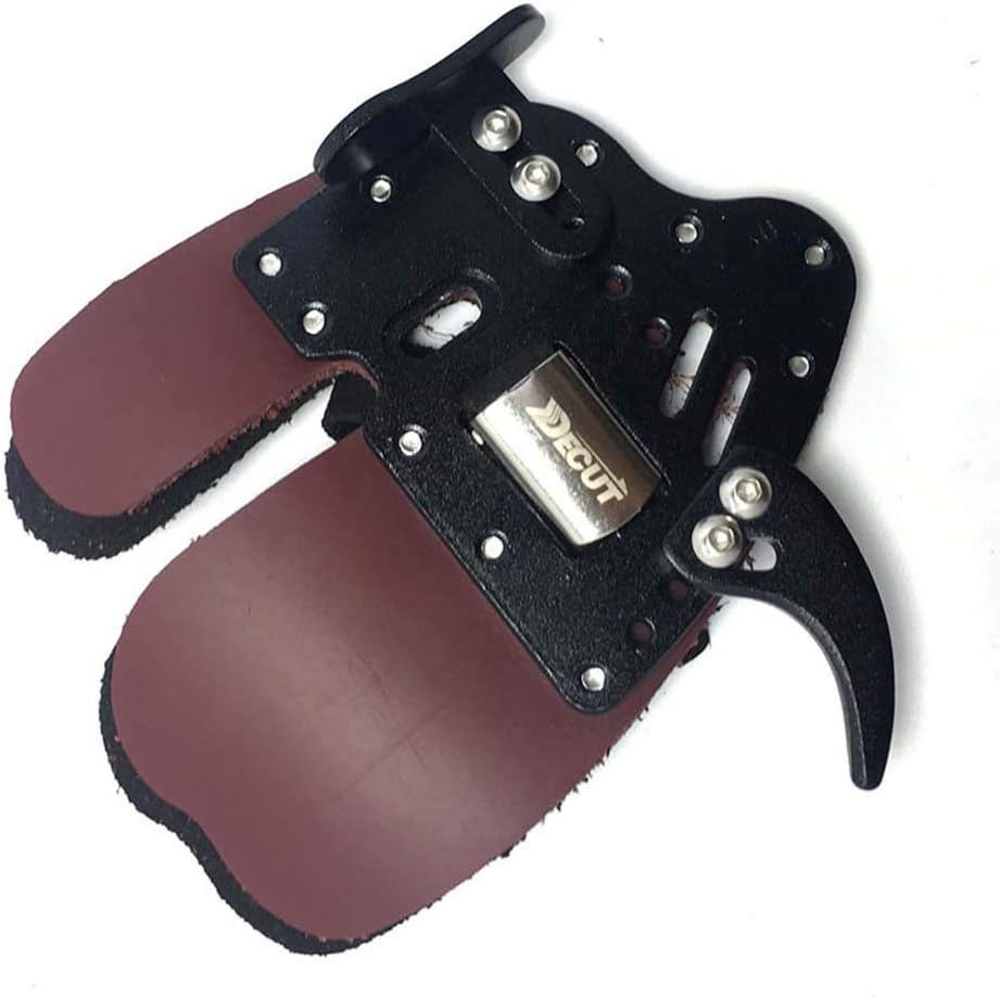 DECUT Archery Finger Tab HOCKII Right Handed Archery Finger Guard Protection Pad Glove Tab for Bow Finger Protector : Sports & Outdoors