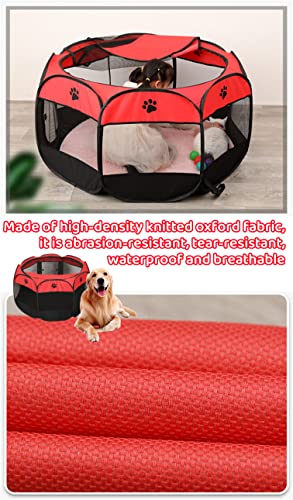 Floving Tragbares faltbares Haustier-Laufkatze Innen- / im Freiengebrauch -8 Verkleidung, wasserdicht (XL)