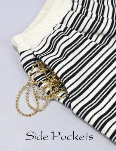 Image of Sunny Fashion Girls Striped Short Sleeve T Shirts Short Pants Set, 8-14Y