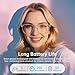 Tulbeys Smart Glasses for Women, Blue Light Filtering Lenses，Bluetooth 5.3, Audio & Mic, Intelligent Touch,Open-Ear Clear Sound, Remote Photography, Ultralight Comfortable Design for Reading Working.