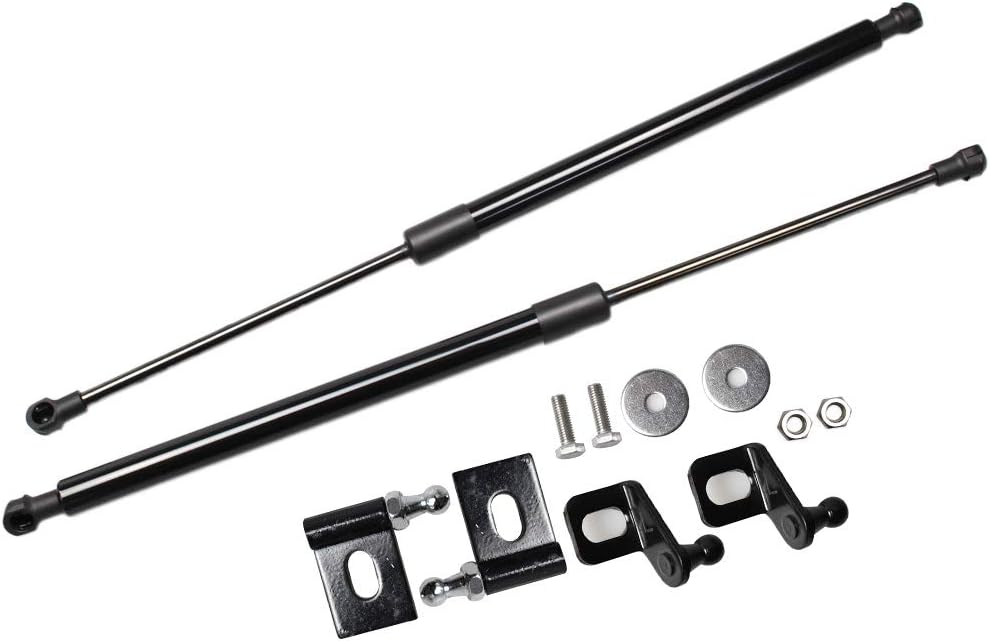 TSUBASA Lift Supports for Toyota bB XP30 for Scion xB XP30 2000-2005 Front Bonnet Hood Modify Carbon Fiber Gas Charged Shock Dampers Spring Struts Bar (2 PCS) (Normal Black)