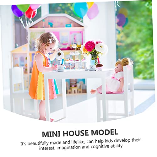 NUOBESTY 1 St Mini-naaimachine Mini Voet Naaimachine Poppenhuis Voetnaaimachine Mini Nep-naaimachine Rollenspel Voor Kinderen Accessoires Voor Poppenhuis Versieren Mechanisch Legering - Image 3