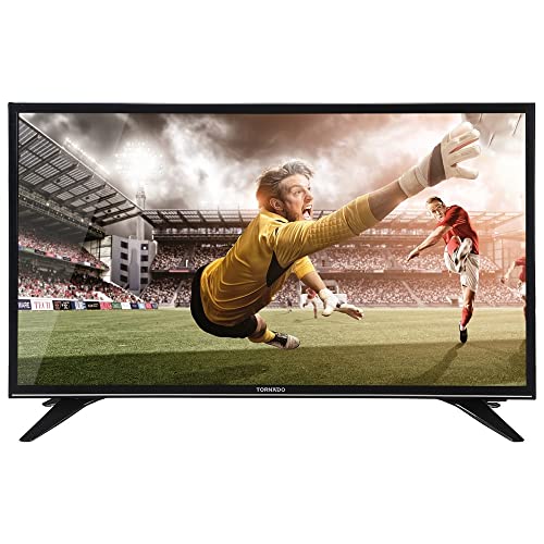 تلفزيون LED من تورنيدو، مقاس 32 بوصة عالي الدقة HD مع منفذي HDMI ومدخلي USB، موديل 32EL8250E-B