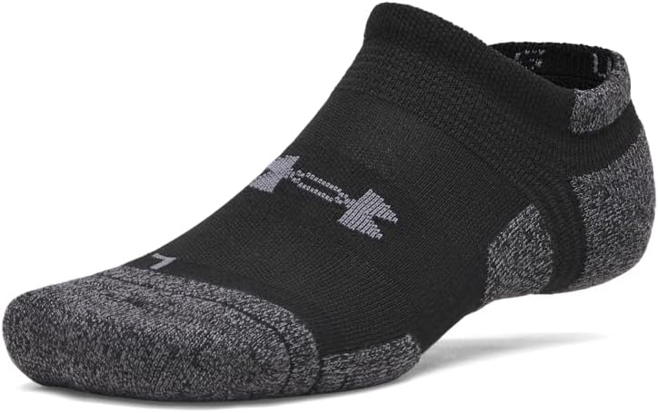 Under Armour Unisex Adult Performance Tech Pro No Show Socks (3-Pack)