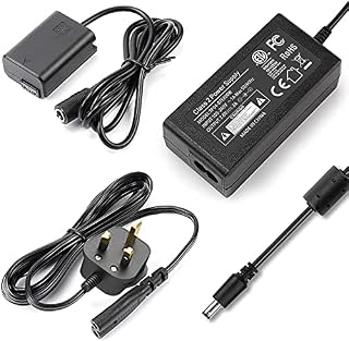 F1TP ACPW20 AC Power Supply Adapter and NP-FW50 Dummy Battery Coupler kit for Sony Alpha A6500 A6400 A6300 A6100 A6000 A5100 A5000 A7II A7SII A7RII A7 A7S A7R RX10 II III IV NE Zv- E10 Cameras