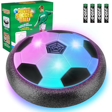 Set of 1 Light Up LED Soccer Ball Toys, Hover Toys for Boys Girls 4-7 8-12, Stocking Stuffers for Kids, for 3 4 5 6 7 8 9 10 11 12 Year Old Boys Girls Cover