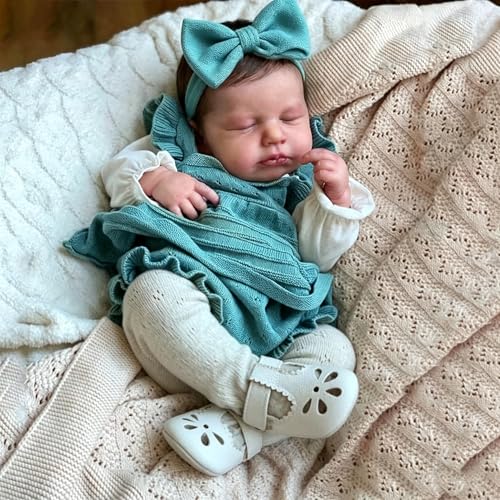 Muñeca bebé reborn full body 48 cm niña realista miniatura 2