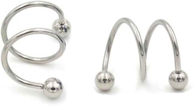 8 Paia Di Orecchini A Clip Per Cartilagine - Acciaio Inox, Senza Piercing, Per Uomini E Donne - Foto 6