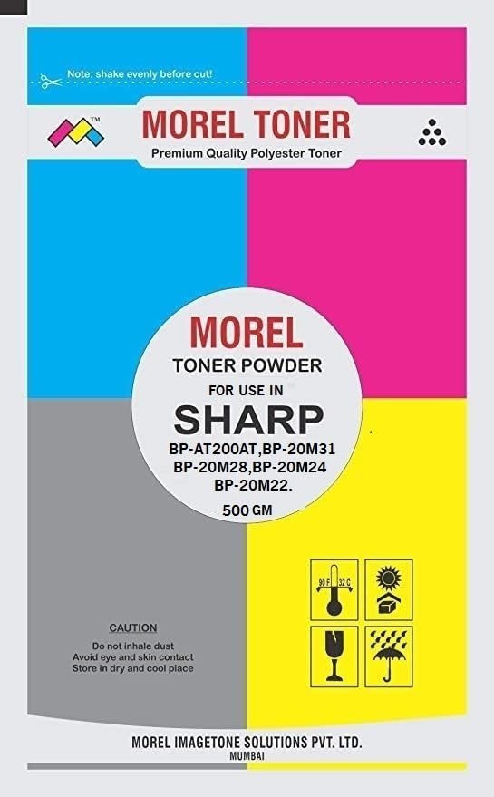 morel BP-AT200AT Toner Powder Compatible for USE in Sharp BP-20M31,BP-20M28, BP-20M24,BP-20M22 Printer.-image-28