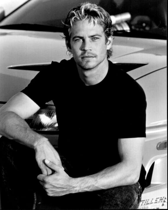 Posterazzi Paul Walker Fast & Furious B/W Photo Print, 8x10