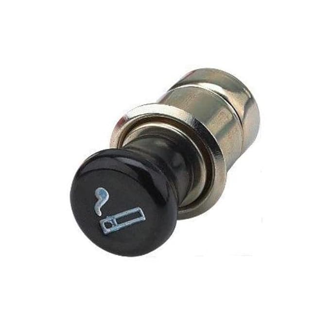 Kingsway kkmcglhtr20001 Premium Car Cigarette Lighter for All Cars (Plugs into 12V Socket of Car) (Black)