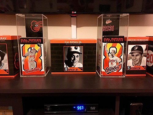 Acrylic Display Case with black back, vertical or Horizontal Display Cases for Collectibles, Figures & collectibles, Wall Mounted Display Case Clear Showcase Dim:5.5"L x 5.5"W x 13.25"H (A017-BB-WM) - Thumbnail 7