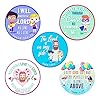 Bible Verse Sticker Roll - Religious Stickers for Kids - Sunday School Crafts - Scripture Bible Study Supplies - Bulk 1000 Roll & Sunday School Supplies - 1.5in Dia, 1000ct #5
