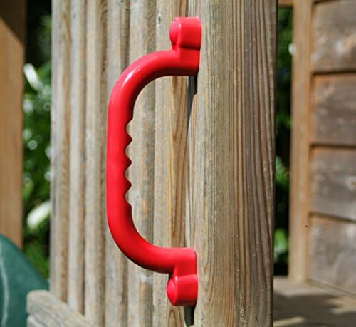 Garden Games Safety Grab Handles Set of 2 with Finger Grips ideal for a Climbing Frame, Den, Tree House or Playhouse