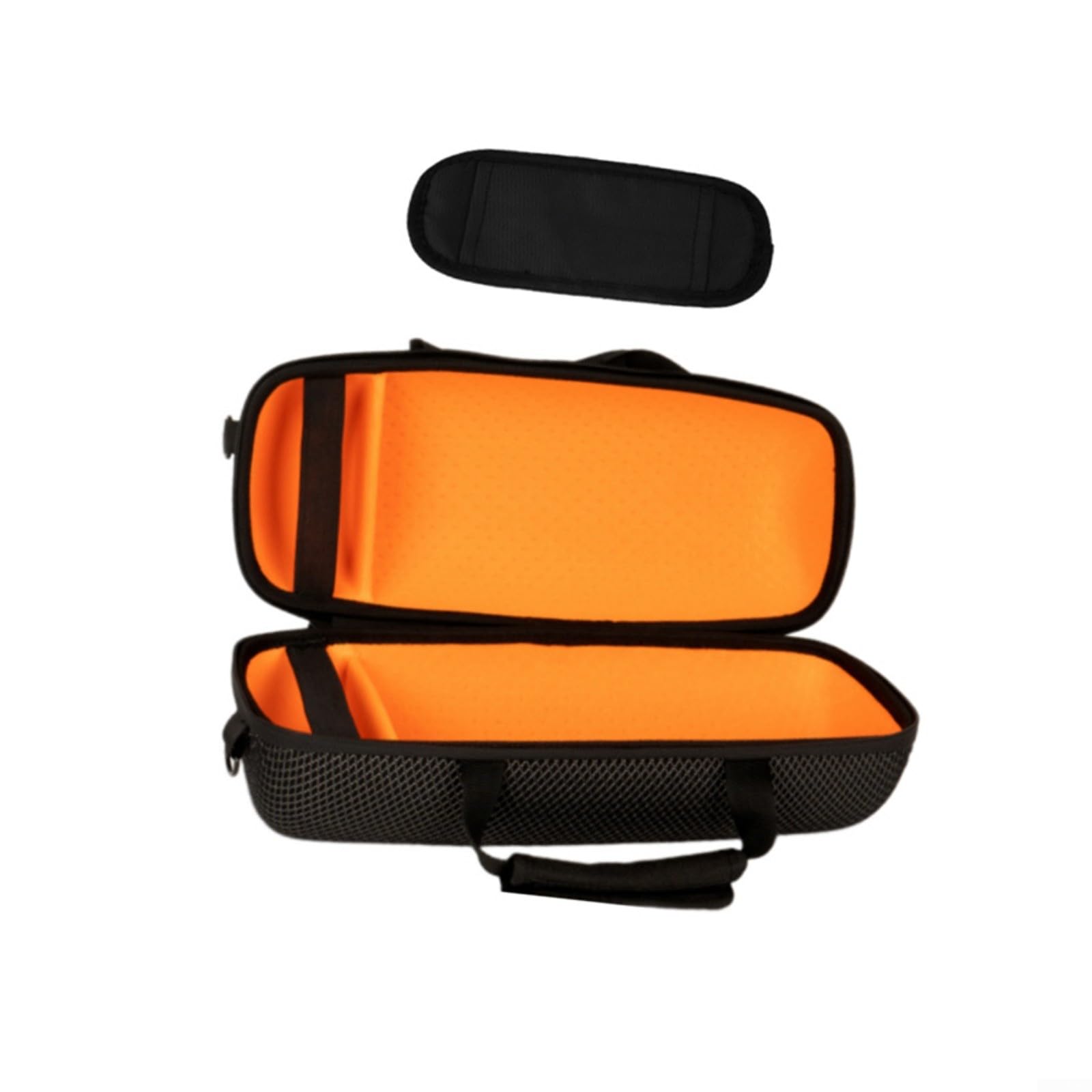 Tragbare Hartschalentasche für xtreme 5, Nylon EVA Aufbewahrungstasche mit Griff und Gurt, stoßfest für Schutz Outdoor Reisen, 45x17x17cm, Schwarz