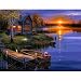 callm 5D Diamond Painting, Clearance DIY Cross Stitch Kit Diamond Embroidery Painting Drill Arts Craft Supply for Home Wall Decor (Landscapes)