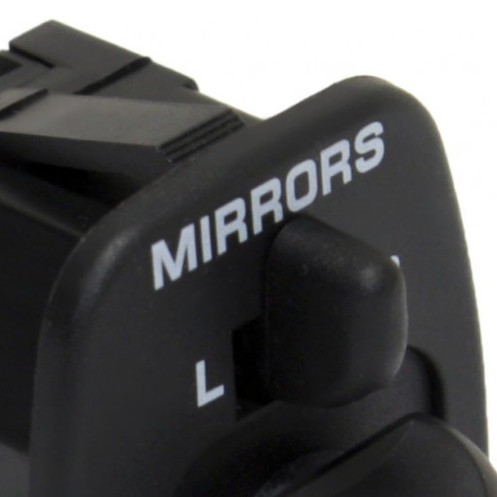 Mirror Switch for Ford F-250/F-350 Super Duty 1999 2000 2001 2002 2003 2004 2005 | 8 Male Terminals | Blade Type