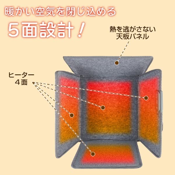 パネルヒーター 5面ワイドパネル Amazon | エルパ(ELPA)パネルヒーター 5面 パネルタイプ 暖房 床
