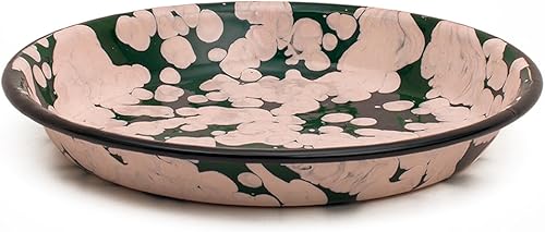 Miniatura 4 de PP.PELTRE - Juego de vajilla hecha a mano con salpicaduras de México, 20 platos esmaltados, esmaltados a mano y esmaltados para el hogar y el