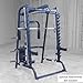 Body-Solid (GS348B) Precise 7° Angle Smith Machine Home Gym - Strength Training Equipment with Adjustable Safeties, Squat Rack Cage, Half Rack & Weight Cage Power Rack - for Amateurs & Professionals