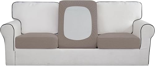 Vista 505 de Easy-Going - Funda de cojín elástica para sofá, funda de cojín protectora para asiento de sofá, suave, flexible con parte inferior elástica