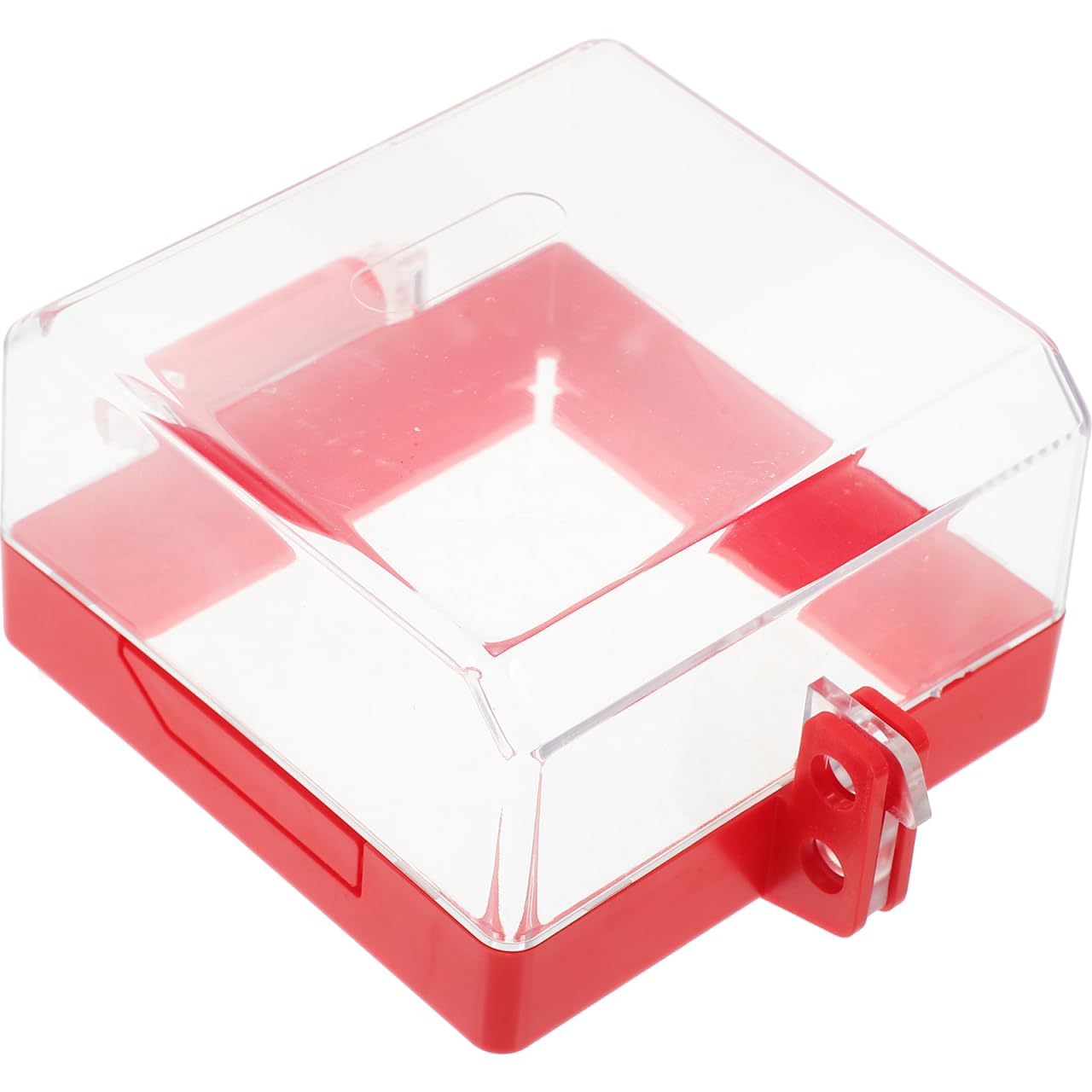 ARTIBETTER Transparent Push Button Cover Locking Design Clear Wall Switch Protective Cover Tool-Free Installation for Homes Offices Schools