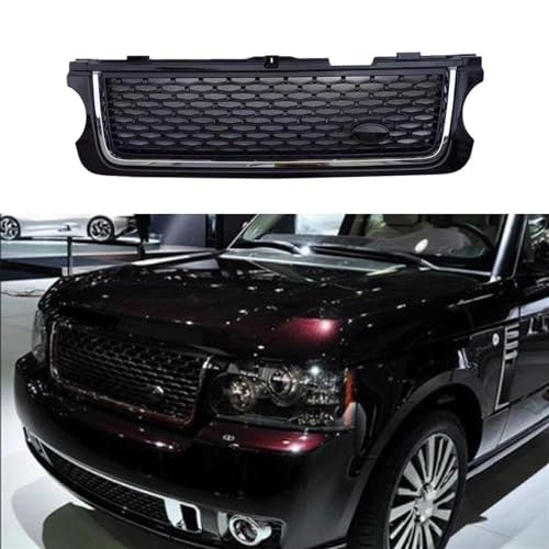 Calandre de course Range Rover L322 finition noire couverture en maille - 2