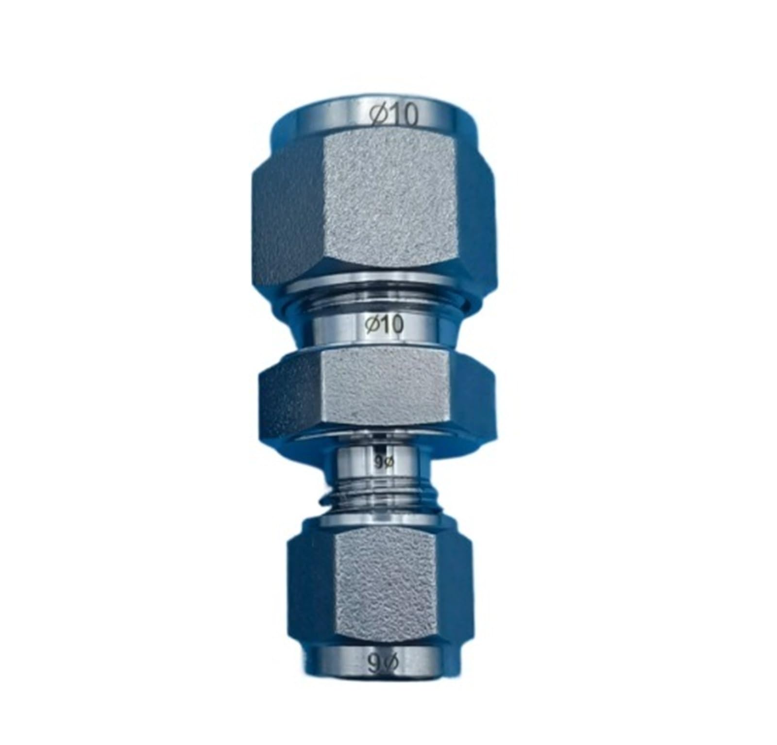 Isiryk One Color Stainless Steel Double Ferrule Straight Union 6L-U-Ml10-Ml6 Original