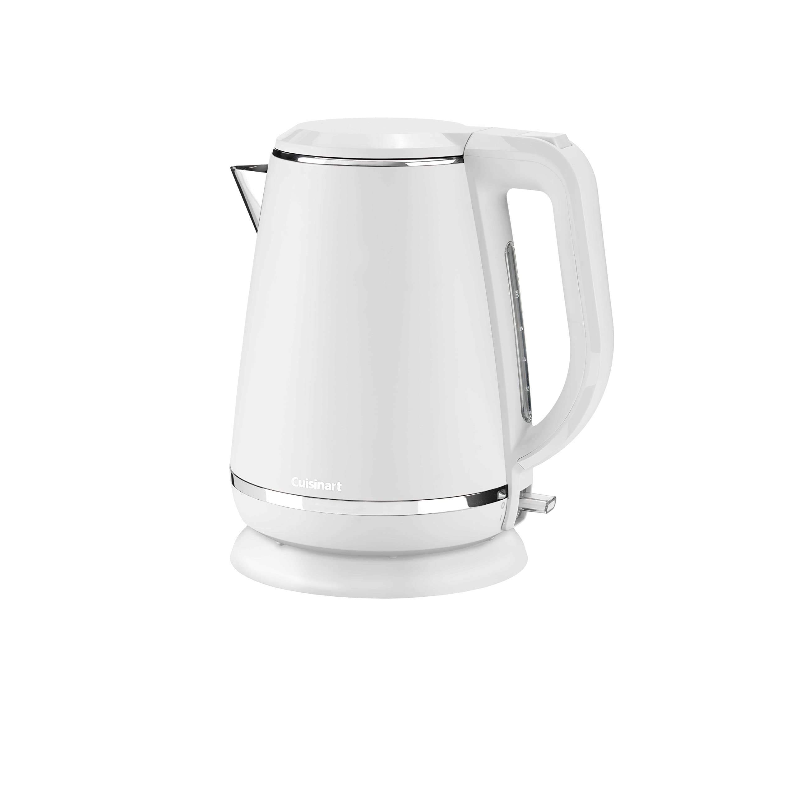 Cuisinart Jug czajnik elektryczny, bezprzewodowy, szybkie gotowanie, stal nierdzewna, pojemność 1,5 l, częściowo skoordynowany czajnik i toster, ciepła biel