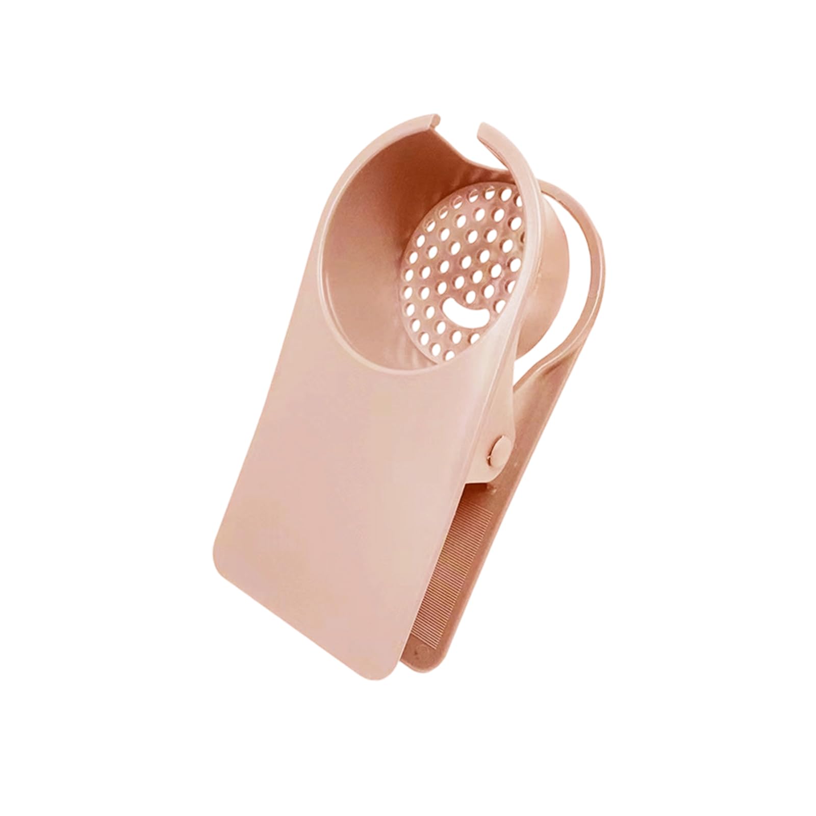 Foloda I Clamp On Cup Holder Organizers For Desks With Double/Single Storage Compartments Smooth Rounded Edges Space Saving Cup Rack Modern Abs Holder That Fit Most Table Thicknesses And Prevents Spills