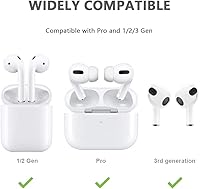 Vista 2 de Ganchos para orejas compatibles con AirPods de 3ª generación [Ajustable multidimensional] Accesorios YINVA compatibles con AirPods Pro AirPods 3 2 1