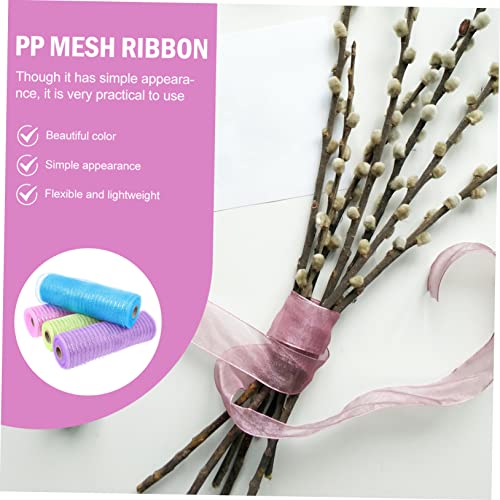 Ruban maille PP LIFKOME pour couronnes DIY et décorations créatives