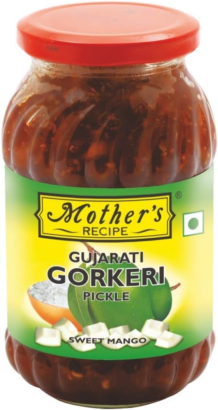 Mother's Recipe Gujarati Gorkeri Pickle Bottle, 500 G
